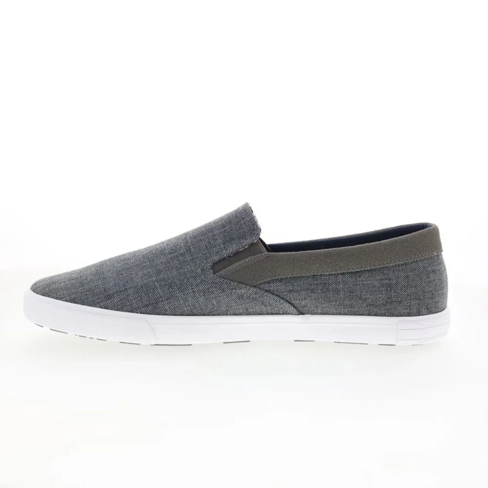Ben Sherman Gray Slip-On Sneakers with White Sole